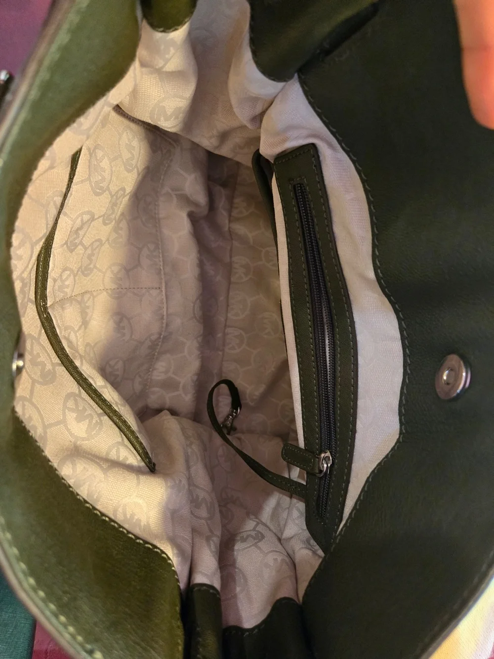 Michael Kors structured satchel